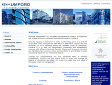 Tablet Screenshot of humfordmgmt.com